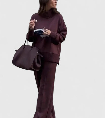 HAILEY – CONJUNTO DE DOS PIEZAS RELAJADO Y LUXE