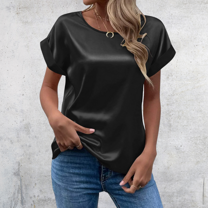Mabel – Blusa de Manga Arremangada
