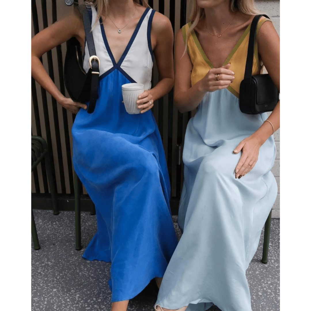 RENATA | VESTIDO CON ESCOTE EN V