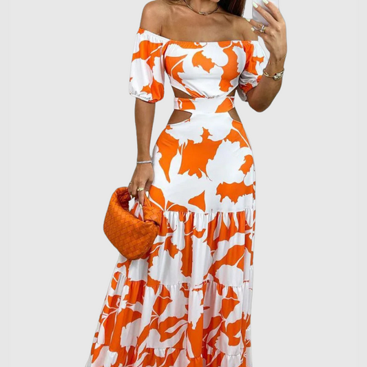 Camila | Vestido Cortado de Verano Estiloso