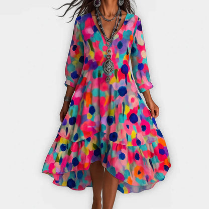 Soraya™ – Vestido Boho Fresco con un Corte que Favorece el Cuerpo
