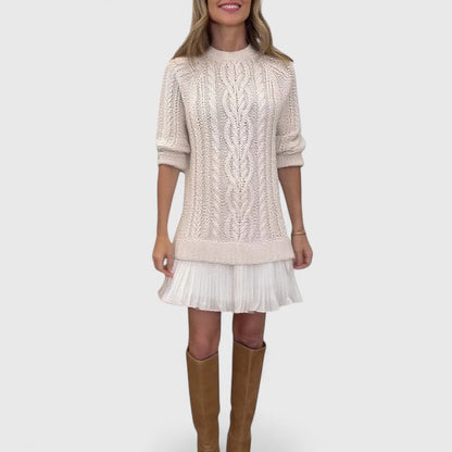 Ashlyndora | Vestido de Suéter Elegante