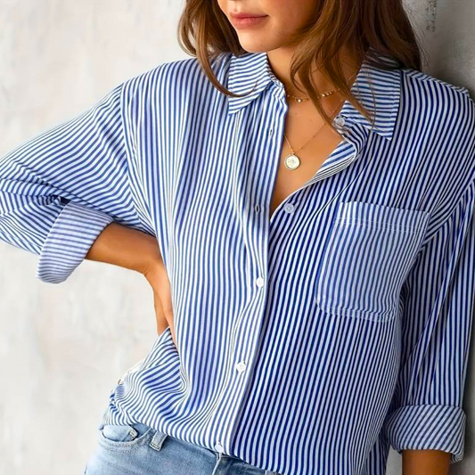 Blusa Rayada Casual para Mujeres