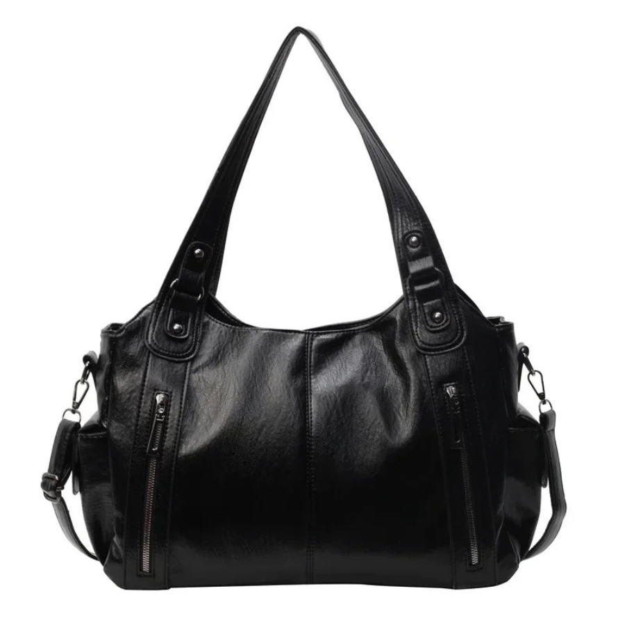 Uma - Bolso de Hombro de Gran Capacidad con Doble Cierre