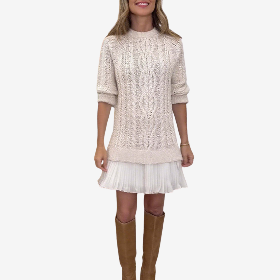 Gaëlle™ | Vestido de Suéter Único