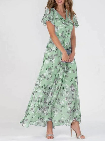 Aurelia - Vestido Glamuroso que Cubre la Barriga