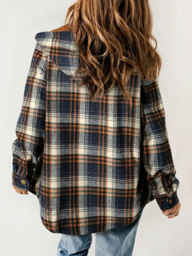 Elvessa | Chaqueta de Franela a Cuadros