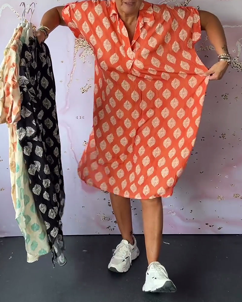Paisley – Vestido Elegante con Escote en V