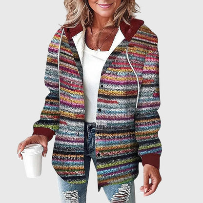 Martina™ | Chaqueta de Malla con Botones para Mujeres