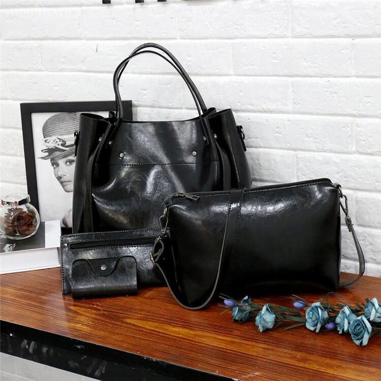 Sutton - Conjunto de Bolsos Retro Estiloso de 4 Piezas
