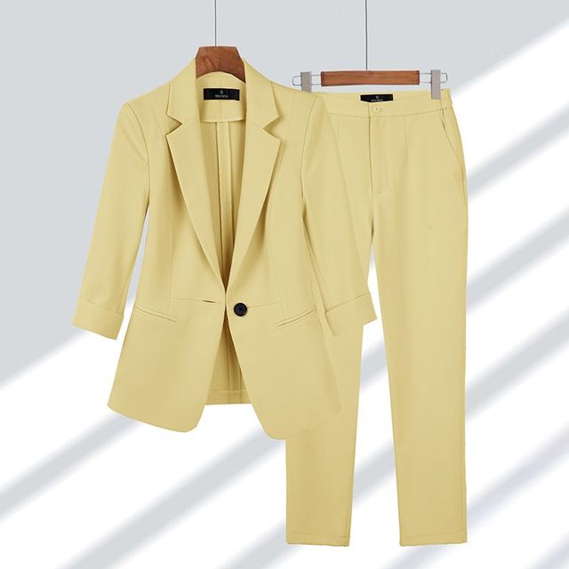 Ashley - Conjunto de Blazer y Pantalones