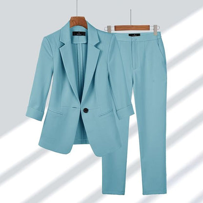 Ashley - Conjunto de Blazer y Pantalones