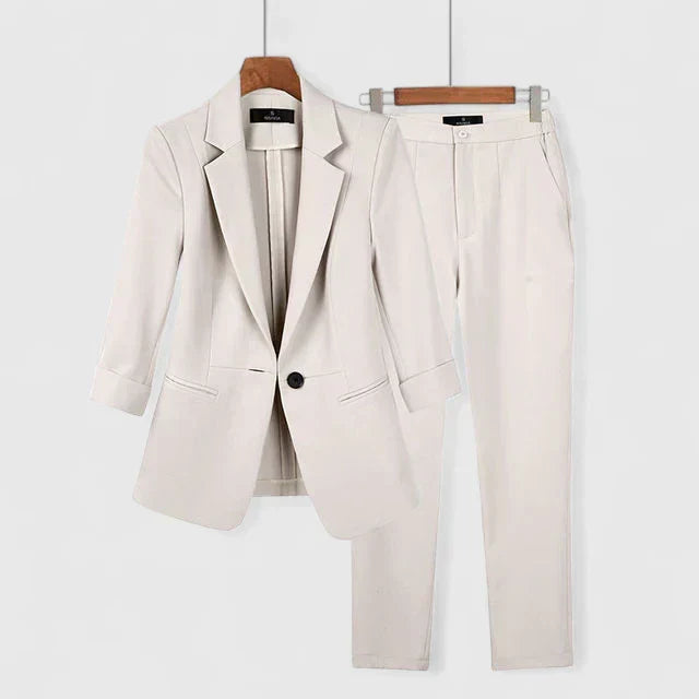 REESE – CONJUNTO DE BLAZER Y PANTALONES ELEGANTE