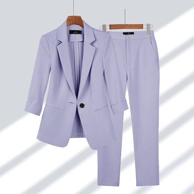 Ashley - Conjunto de Blazer y Pantalones