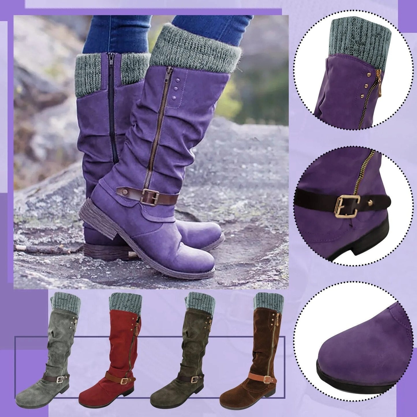 Botas de Cuero para Caminatas Diarias