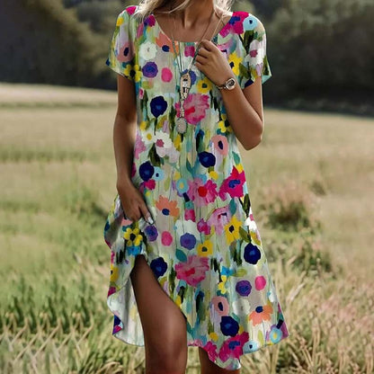 Patricia | Vestido Midi de Estilo Bohemio