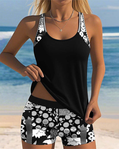 KENDALL – CONJUNTO TANKINI ISLAND BLOOM