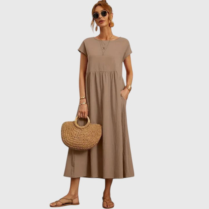 Fenella | Vestido Midi Cómodo