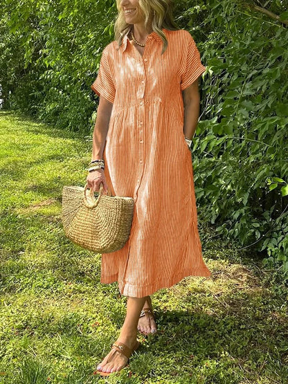 CELINE – VESTIDO CAMISERO RELAJADO