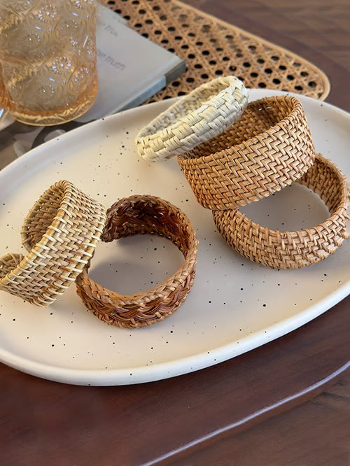 Pulsera de Ratán Trenzado