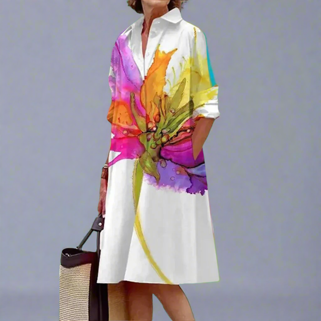 Doris™ | Vestido Midi Luxe para una Comodidad Veraniega sin Esfuerzo