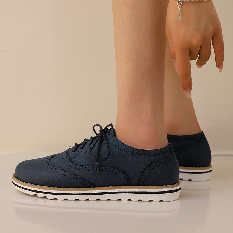 Sloane - Zapatos Oxford con Cordones y Recorte