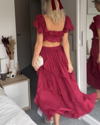 Elisa | Vestido con Volantes