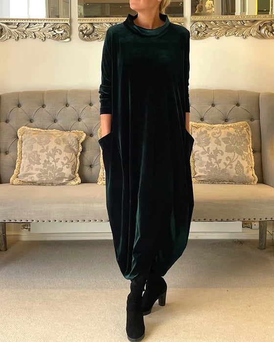 Vestido de Invierno de Terciopelo Iris™