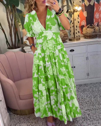 Floriana | Vestido Floral Vibrante