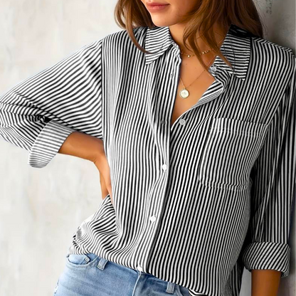 Blusa Rayada Casual para Mujeres
