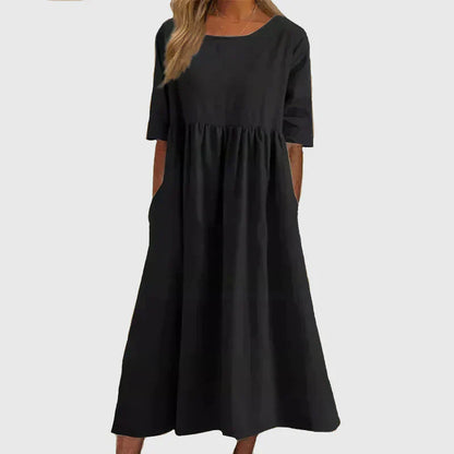 Joy | Vestido Midi Fluyente Atemporal