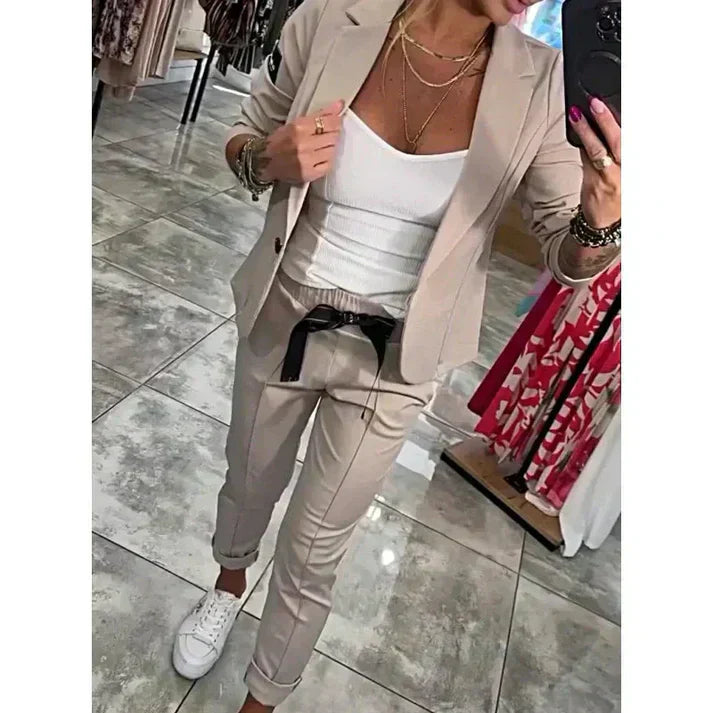Ariane | Conjunto Elegante de Blazer y Pantalones