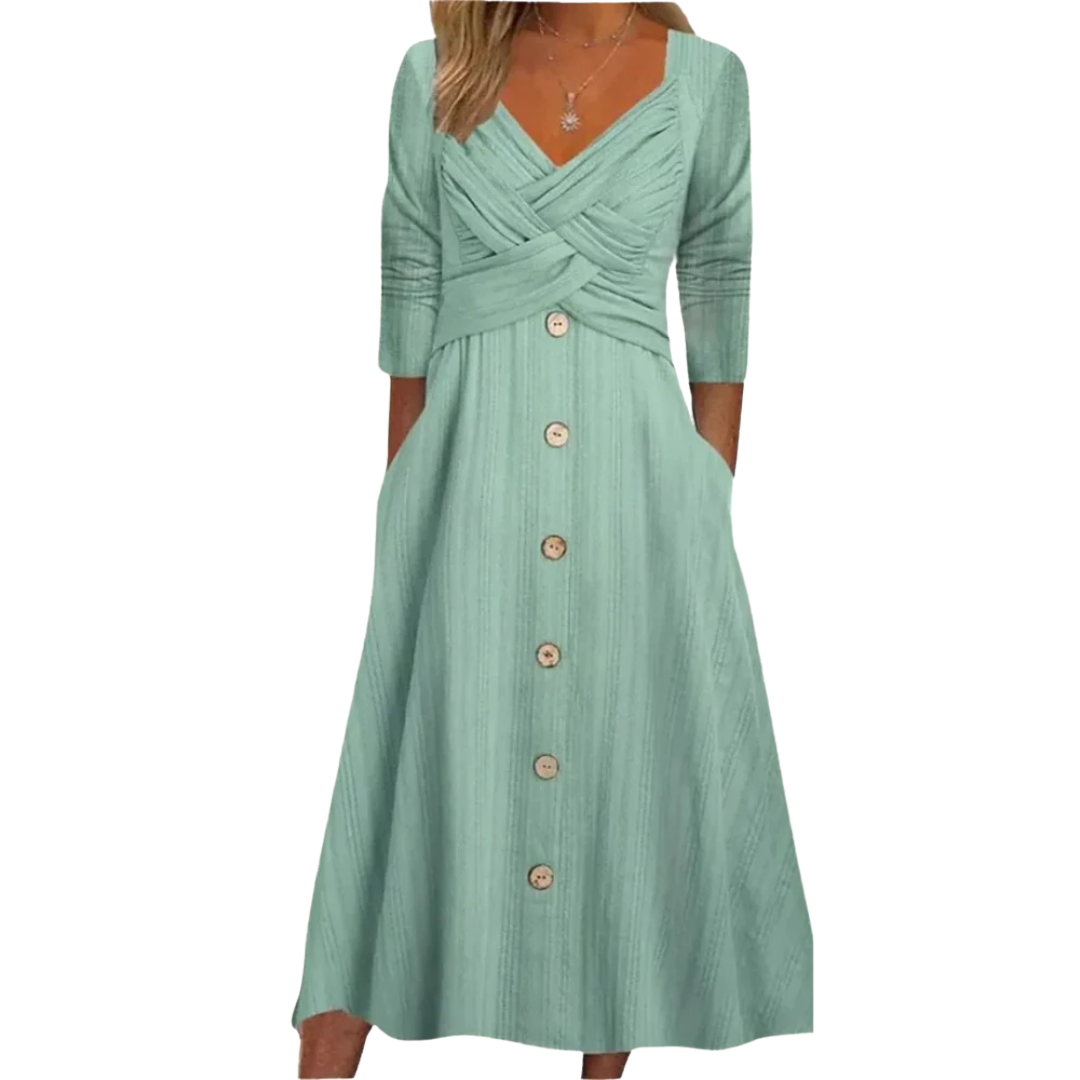 Ella™ - Vestido elegante con cobertura en el abdomen