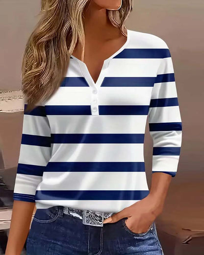 BLUSA ELEGANTE A RAYAS ANNALENA