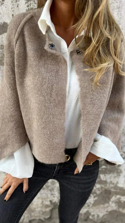 Tess™ | Cárdigan de Lana Moderna Premium