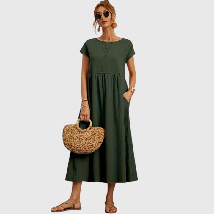 Fenella | Vestido Midi Cómodo
