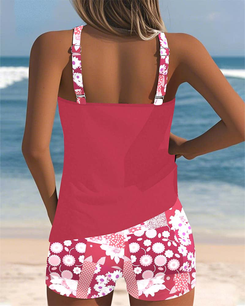 KENDALL – CONJUNTO DE TANKINI ISLA FLORECIDA