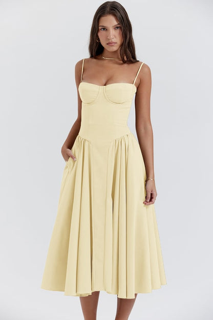 Elara | Vestido de Verano Corsé Elegante