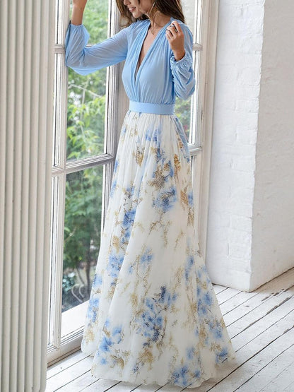 Harper™ | Vestido Maxi con Estampado Floral Deslumbrante