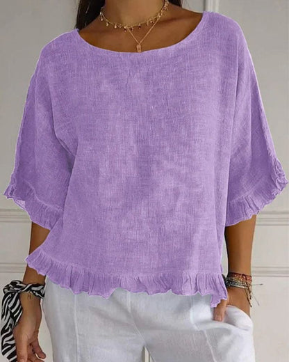 NABILA - CAMISA DE LINO ESTILOSA