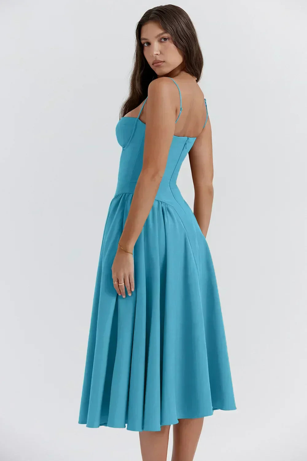 Elara | Vestido de Verano Corsé Elegante