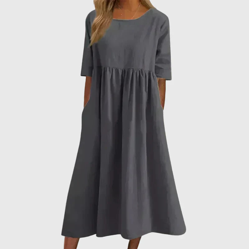 Joy | Vestido Midi Fluyente Atemporal