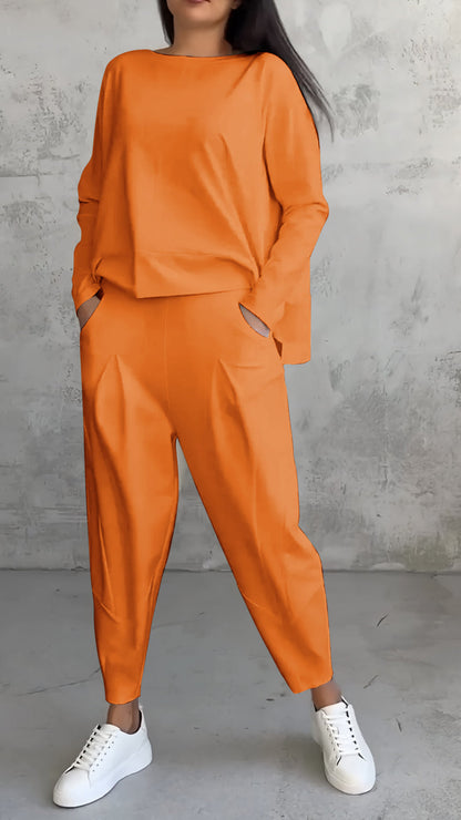 RUE – CONJUNTO COMPLETO MINIMALISTA RELAJADO EN DOS PIEZAS