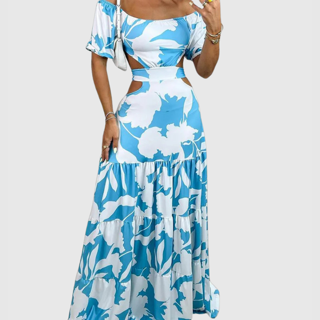 Arden - Vestido Midi Elegante con Corte Irregular
