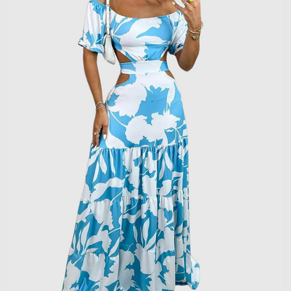 Arden - Vestido Midi Elegante con Corte Irregular