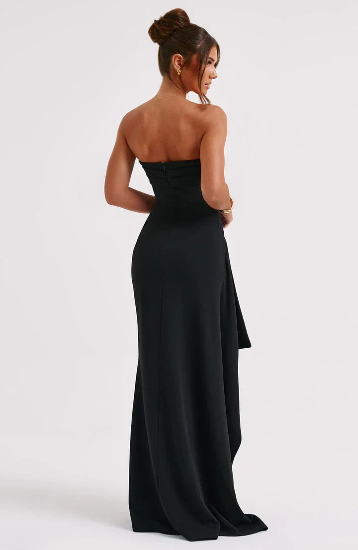 Stacy | Vestido Maxi Off-the-Shoulder