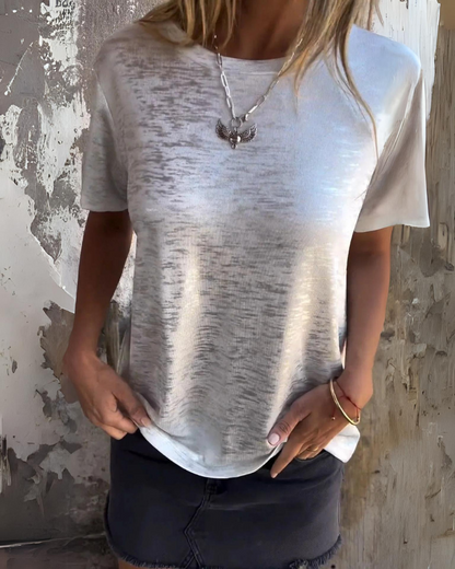 MARIONA - Camiseta de moda de manga corta