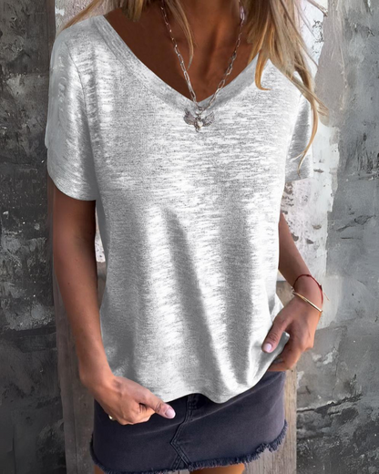 MARIONA - Camiseta de Manga Corta Estilosa