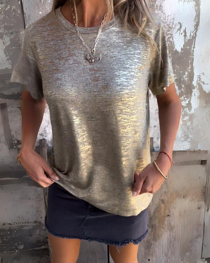 MARIONA - Camiseta de moda de manga corta
