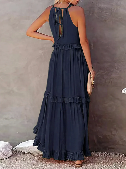 Mabel | Vestido Maxi Ruffle Breeze
